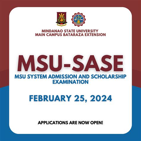 msu sase result 2024 2025 release date philippines|MSU SASE Online Application » Home.